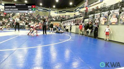 64 lbs 5th Place - Ashton Edie, Mustang Bronco Wrestling Club vs Knox Williams, Perry Wrestling Club