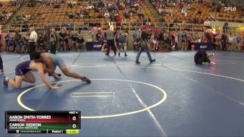 192 lbs Cons. Round 5 - Aaron Smith-Torres, Finneytown vs Carson Gedeon, Logan High Wrestling