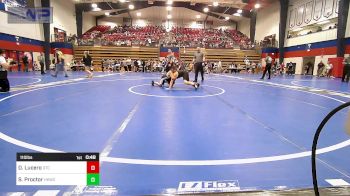 110 lbs Consolation - Dismas Lucero, Owasso Takedown Club vs Sophie Proctor, Henryetta Knights Wrestling Club