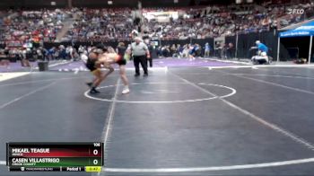 106 lbs 7th Place Match - Casen Villastrigo, Crook County vs Mikael Teague, Minico