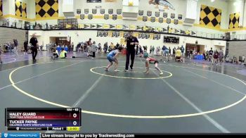 63 lbs Cons. Round 1 - Haley Guard, Team Tiger Wrestling Club vs Tucker Payne, Columbus North Wrestling Club