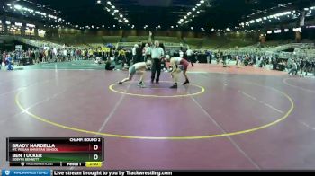 138 lbs Champ. Round 2 - Brady Nardella, Mt. Pisgah Christian School vs Ben Tucker, Dobyns Bennett