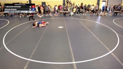 126 lbs Cons. Round 5 - Maxton Stevens, WI vs Nolan Seman, MN