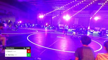 49 lbs Consolation - Thomas Caro V, Team Aggression vs Morgan Merkley, Uintah Wrestling