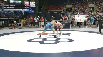 165 lbs 3rd Place Match - Aiden Arnett, Illinois vs Jacob Perez, California