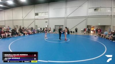 117 lbs Placement Matches (8 Team) - Adacelli Salaiz-Noriega, Arizona Black vs Jalynn Goodale, Iowa
