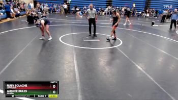 130 lbs Round 3 - Aubree Bules, Minden vs Ruby Solache, Lexington