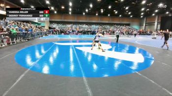 115 lbs Quarterfinal - Vanessa Keller, Oakridge vs Desirey Fernandez, Del Oro