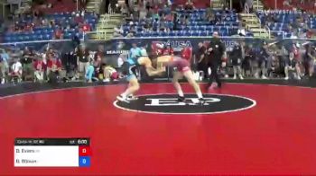 145 lbs Consi Of 32 #2 - Dylan Evans, Pennsylvania vs Boede Gibson, Texas