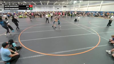 65 lbs Semifinal - Jacob Dadiomoff, Unattached vs Adam Rasmussen, Roundtree Wrestling