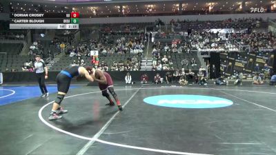 285 lbs Semifinal - Dorian Crosby, Gannon vs Carter Blough, Grand Valley St.