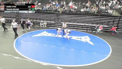 6A 144 lbs Cons. Semi - James Hyer, Herriman vs Teague Brown, Syracuse