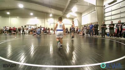 58 lbs Consi Of 8 #1 - Ryder Kellett, Pocola Youth Wrestling vs Stetson Basquez, Berryhill Wrestling Club