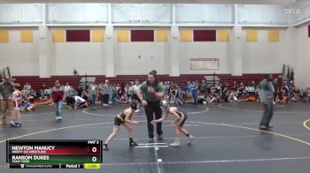 62 lbs Quarterfinal - Ransom Dukes, Team Tiger vs Newton Manucy, Ninety Six Wrestling