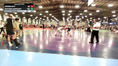 138 lbs Rr Rnd 2 - Gunner Butt, Indiana Outlaws Black vs Brayden Hartranft, Parabellum Wrestling Academy