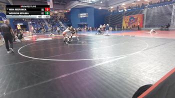 110 lbs Champ. Round 2 - ADDISON MOLINA, Kellam vs Nina Merunka, Belvidere