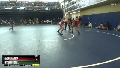 165 lbs Cons. Round 2 - Ayden Cortez, Fresno City College vs Brandon Men, Victor Valley College