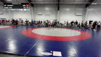 65 lbs Rr Rnd 1 - Jay Downey, Morris Fitness Orange ES vs Daniel Yun, Level Up Wrestling ES