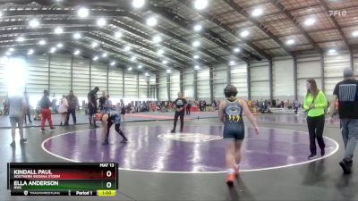 110 lbs Round 3 - Kindall Paul, Southern Indiana Storm vs Ella Anderson, RWC