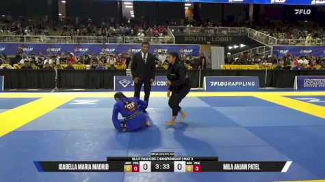 Isabella Maria Madrid vs Mila Anjan Patel 2026 Pan Kids Jiu-Jitsu IBJJF Championship