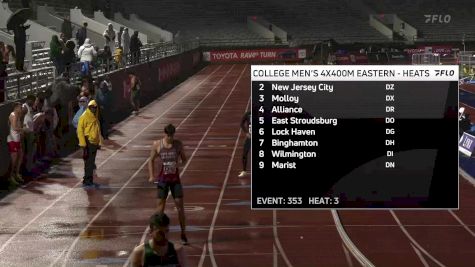 Men's 4x400m Relay Event 353 - Eastern, Prelims 3