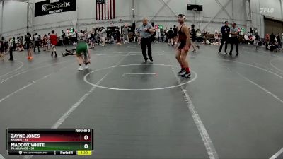 130 lbs Round 3 (4 Team) - Zayne Jones, Kraken vs Maddox White, PA Alliance