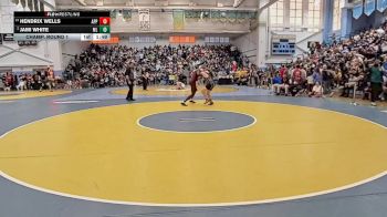 157 lbs Champ. Round 1 - Hendrix Wells, Appoquinimink vs Jami White, Milford Senior