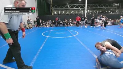 100 lbs Round 3 (6 Team) - Landon Reed, Aggression Legionnaires vs Kaedrick Brown, PA Alliance