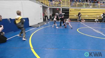 45 lbs Round Of 16 - Iris Morgan, Madill Takedown vs Bentley Currie, Silvaback Training Center LV