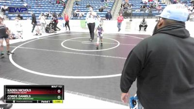 49 lbs Quarterfinal - Corde Daniels, RSA Red Storm Wrestling vs Kaden Nichols, Clearwater Youth