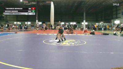 113 lbs Cons. Round 4 - Brodie Benner, Shenandoah Valley Wrestling Cl vs Maximus Behrooz, Richmond Wrestling Club