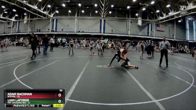 92 lbs Round 1 (4 Team) - Adam Bachman, Buxton vs Liam LaForge, Mat Assassins Red