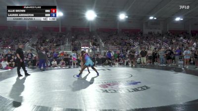 145 lbs Champ. Round 1 - Allie Brown, Charleston Wrestling Club Elite Division vs Lauren Arrington, Bartlett High School Wrestling