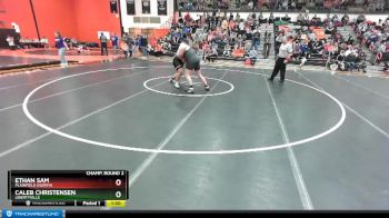 285 lbs Champ. Round 2 - Caleb Christensen, LIBERTYVILLE vs Ethan Sam, Plainfield (NORTH)