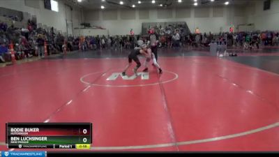 80 lbs Cons. Round 2 - Bodie Buker, Hutchinson vs Ben Luchsinger, New Prague