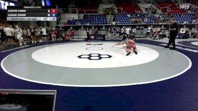 144 lbs Cons. Sub-rd Of 64 - Austin Owen, AL vs Logan Johns, SD