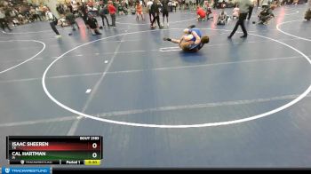 182 lbs Cons. Round 4 - Isaac Sheeren, TX vs Cal Hartman, IA