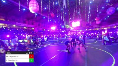 109 lbs Consi Of 4 - Mason Enquist, Black Fox Wrestling Academy vs Travis Gauvin, Bear Cave WC