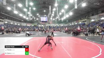 65 lbs Quarterfinal - Javier Flores, Nebraska Titans vs Brekston Conry, Pomona Elite