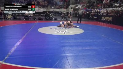 7A 106 lbs 1st Place Match - Braylen Johnson, Thompson HS vs Ryan Mckelvey, Vestavia Hills