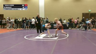126 lbs Cons. Quarters - Brian Corbin, Wyoming Seminary vs RJ Beighley, LAW