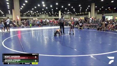 55 lbs Round 3 (8 Team) - Wyatt Goodson, North Desoto Wrestling Academy vs Jackson Steiner, The Untouchables