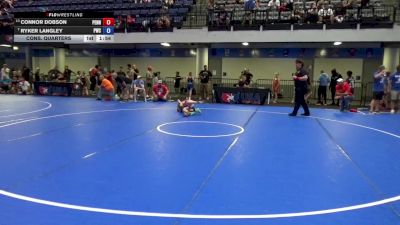 74 lbs Cons. Quarters - Connor Dobson, Pennsylvania vs Ryker Langley, Powerhouse Wrestling Club