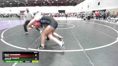 170 lbs Cons. Round 6 - Adalee Pickett, Smithville vs Riley Samarripa, Harrah