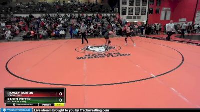 106 lbs Champ. Round 1 - Ramsey Barton, YORKVILLE (HS) vs Kaden Potter, St. Charles (EAST)