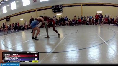 160 lbs Cons. Round 1 - Mekhi Cooper, Team Jeff Wrestling Club vs Grant Hadley, River City Wrestling Club