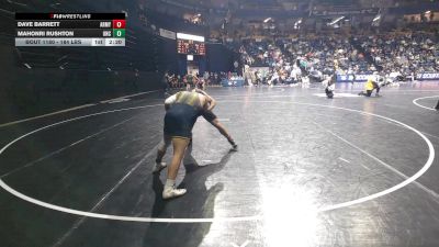 184 lbs Round Of 32 - Dave Barrett, Army vs Mahonri Rushton, Northern Colorado