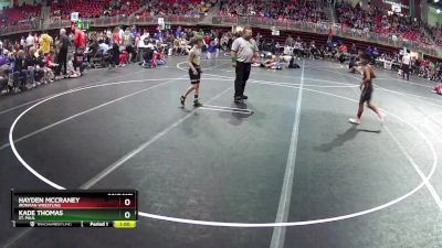 80 lbs Champ. Round 1 - Kade Thomas, St. Paul vs Hayden McCraney, IRONMAN WRESTLING