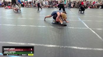 157 lbs Round 1 (6 Team) - Wyatt Leduc, Applied Pressure X Kame Style vs Aiden Waters, Glynn Coastal