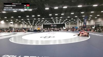 126 lbs Cons. Sub-rd Of 32 - Carson Foote, 308 Wrestling Academy vs Jaxon Lynn, Illinois